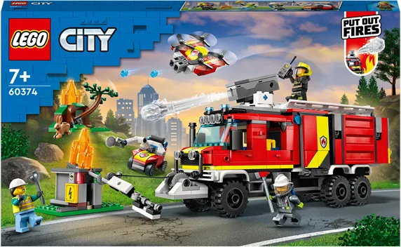 LEGO City 60374 Brandvæsnets kommandovogn